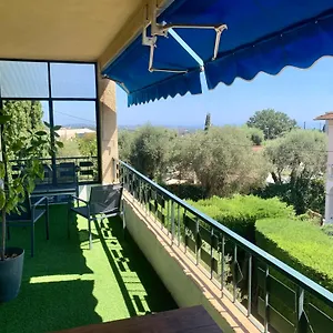 T3 Vue Mer Grande Terrasse Vence